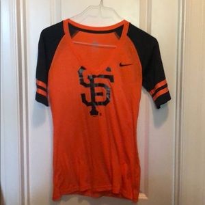 Nike San Fran baseball v neck